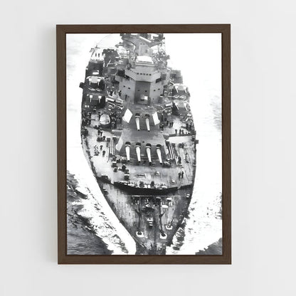 ap-hms king george v-4 cadre Bois foncé