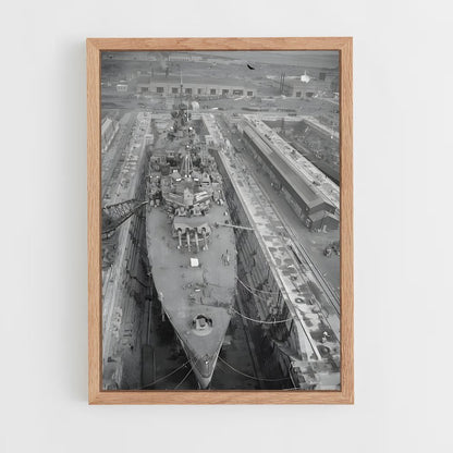 ap-hms king george v-5 cadre Bois clair