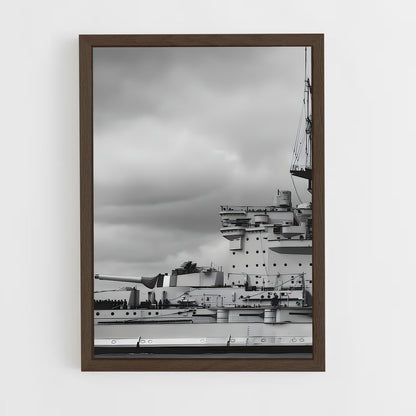 ap-hms warspite-1 cadre Bois foncé
