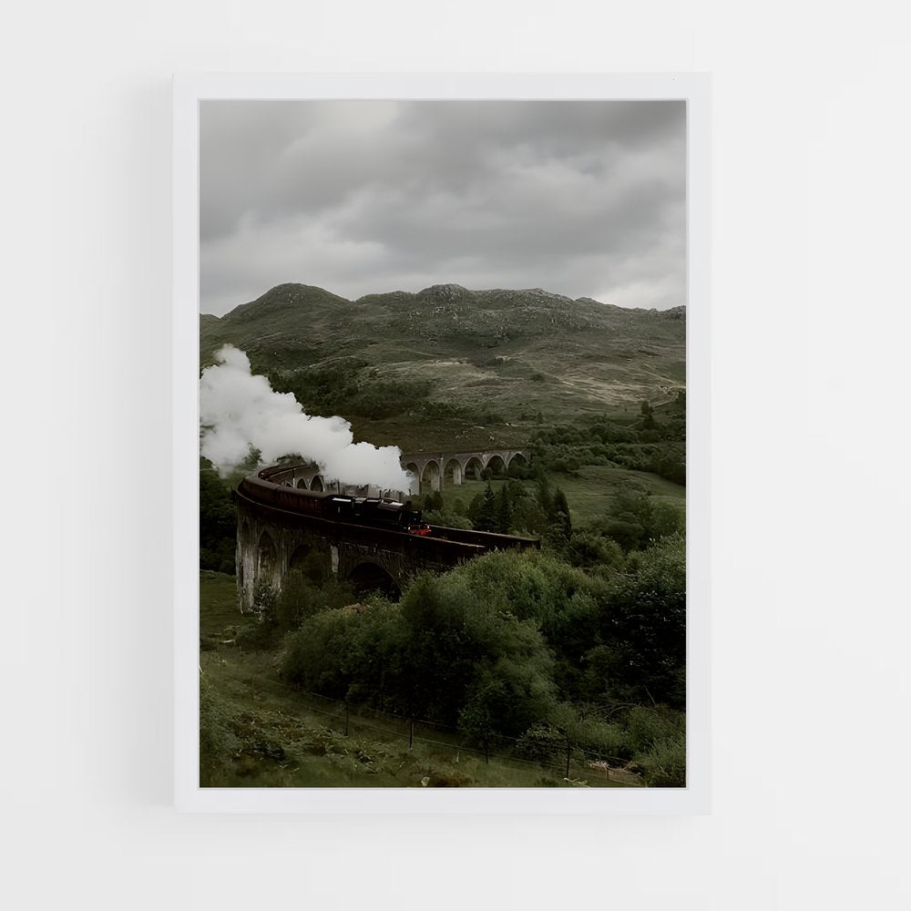 ap-hogwarts express-4 cadre Blanc