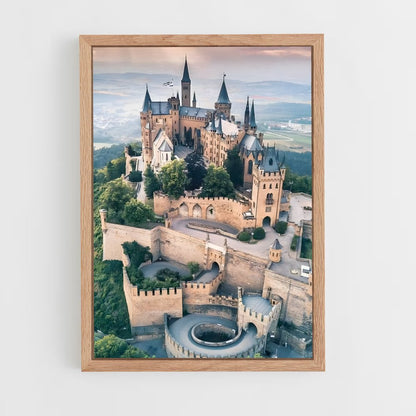 ap-hohenzollern castle-1 cadre Bois clair
