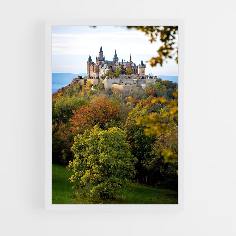 ap-hohenzollern castle-3 cadre Blanc