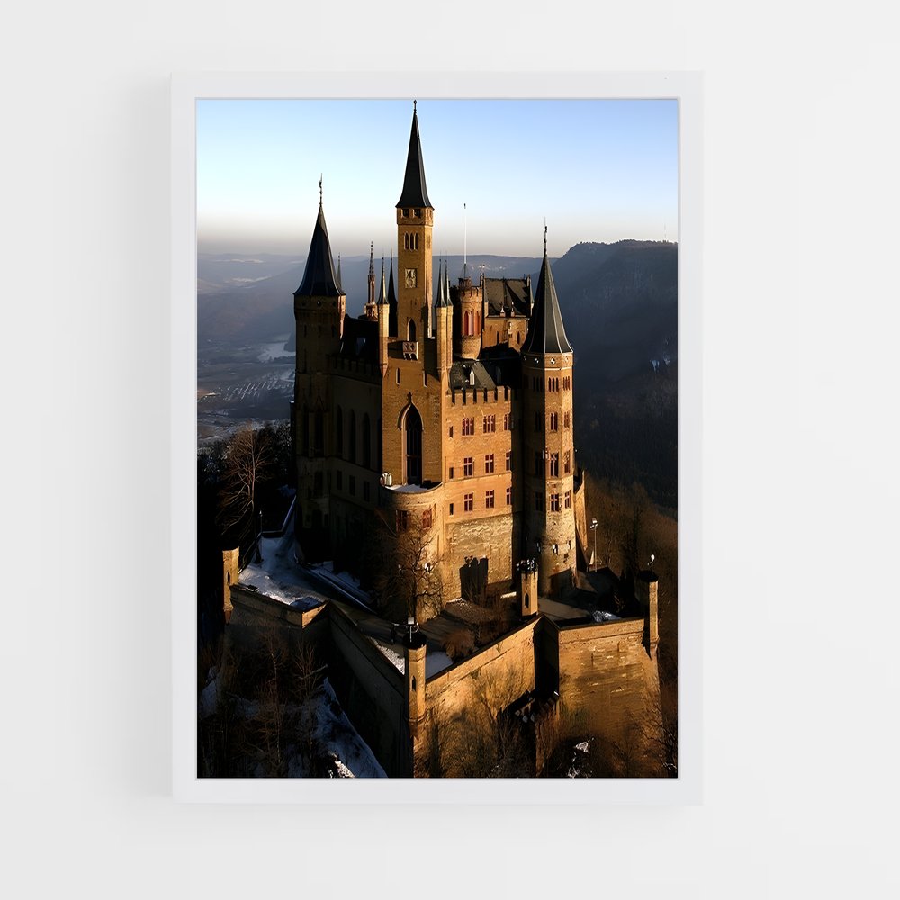 ap-hohenzollern castle-4 cadre Blanc