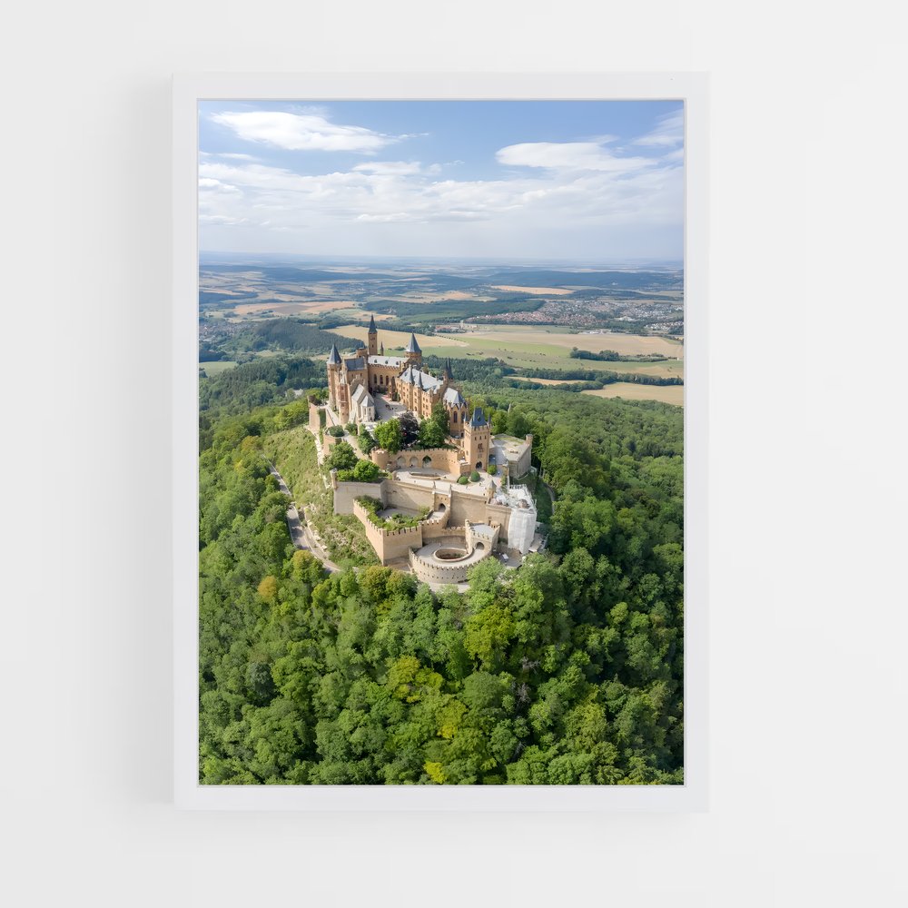 ap-hohenzollern castle-6 cadre Blanc