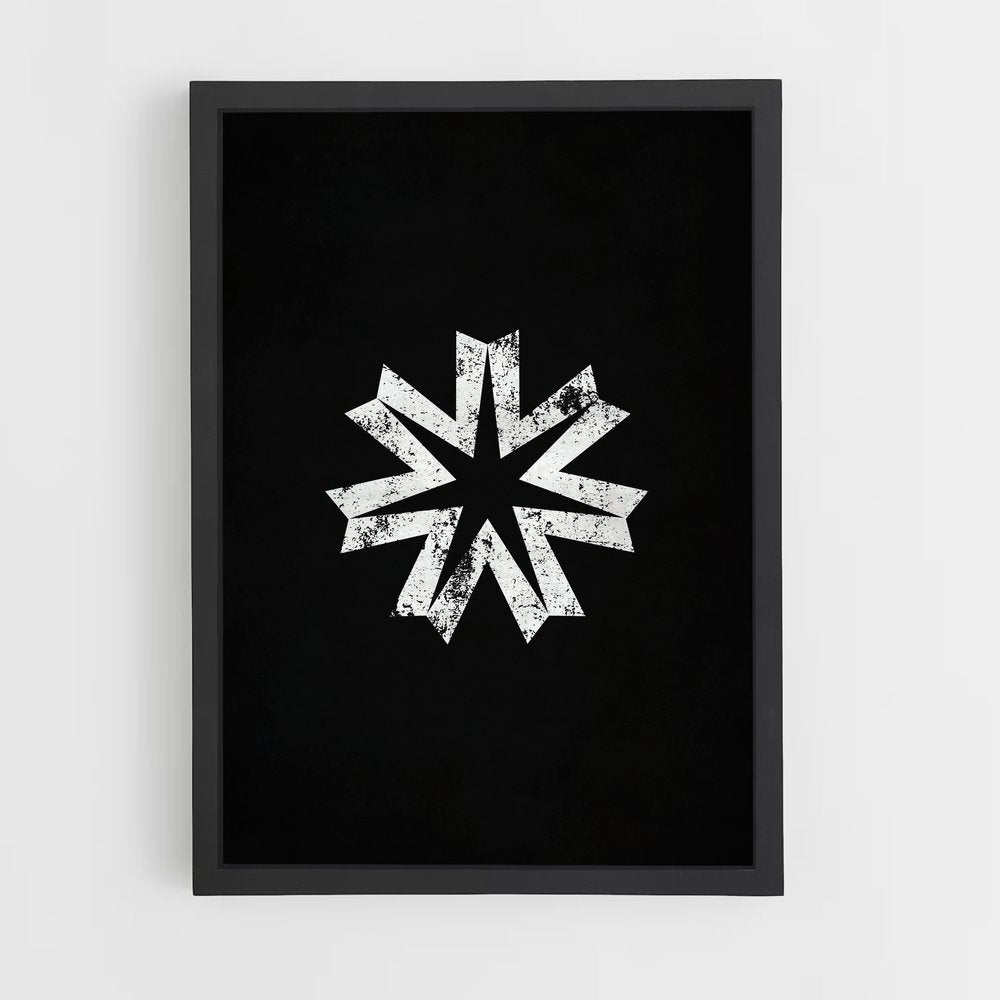 ap-hokkaido flag-1 cadre Noir