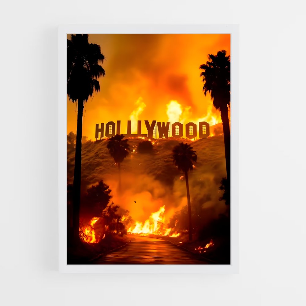 ap-hollywood sign-1 cadre Blanc