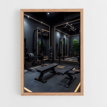 ap-home gym-9 cadre Bois clair