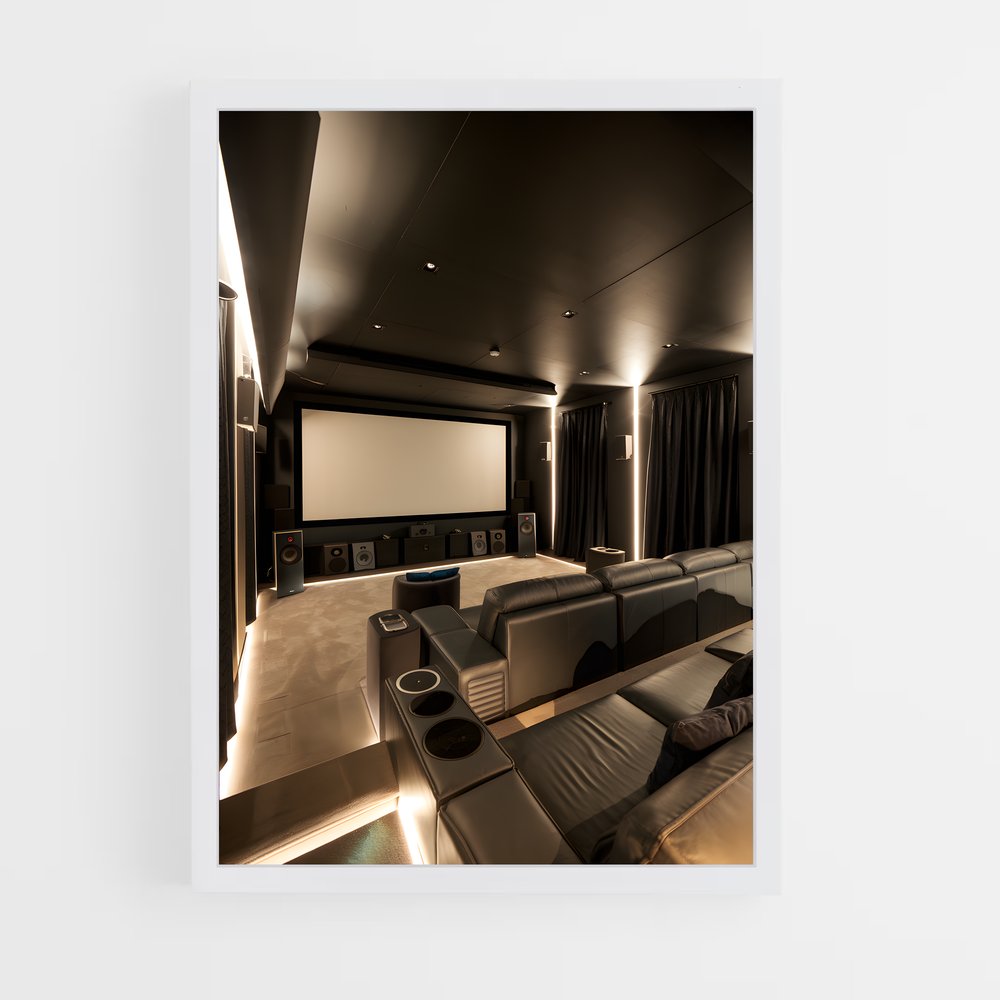 ap-home theater-6 cadre Blanc