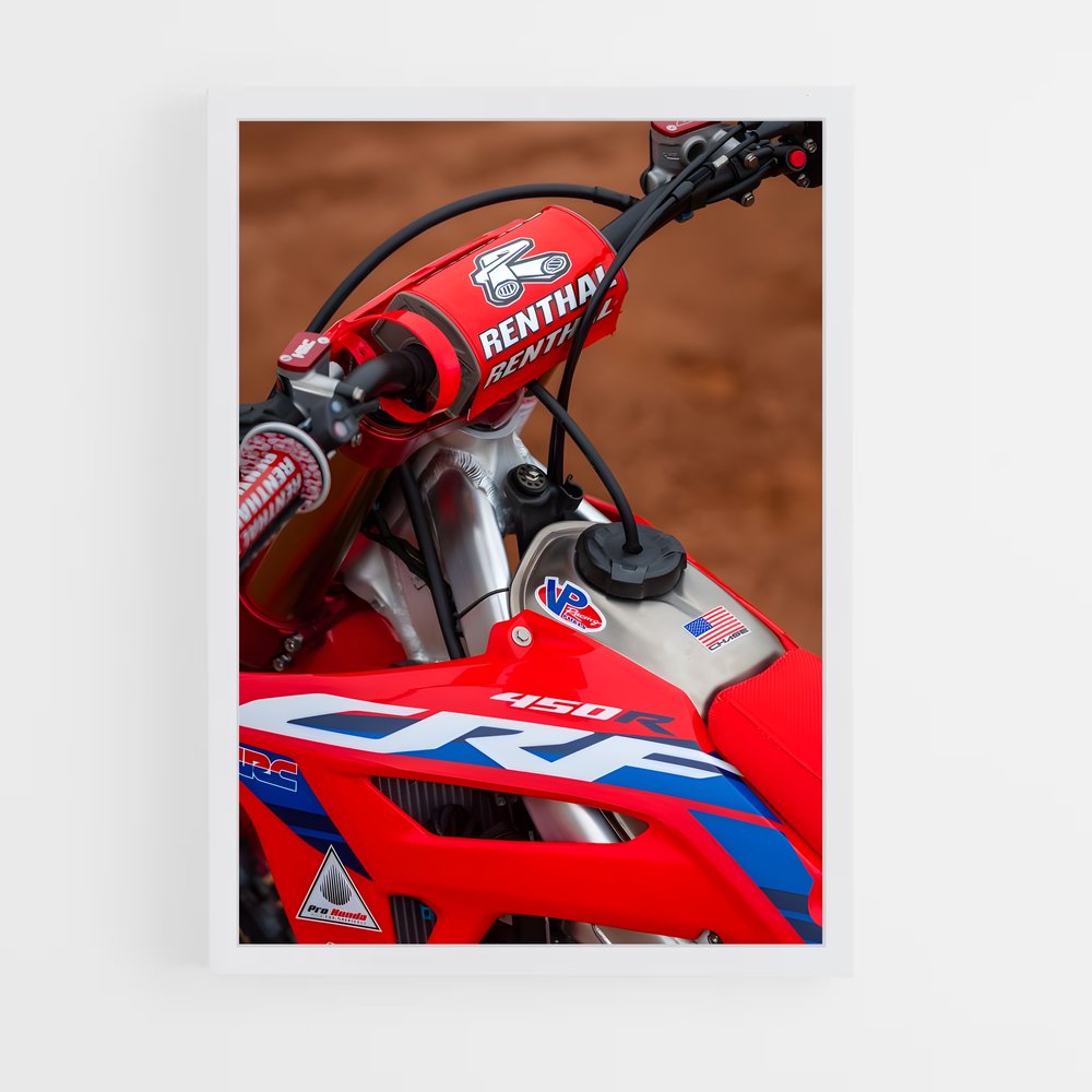 ap-honda crf250r-2 cadre Blanc