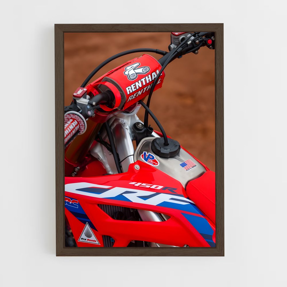 ap-honda crf250r-2 cadre Bois foncé