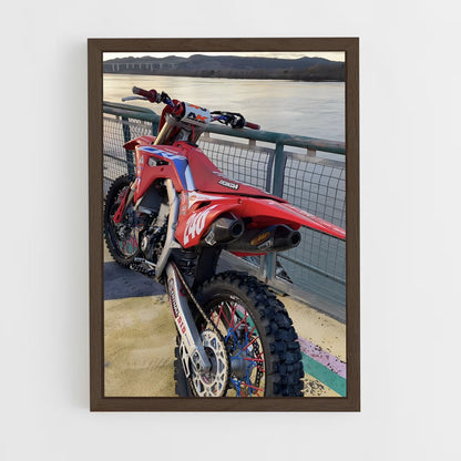 ap-honda crf250r-4 cadre Bois foncé