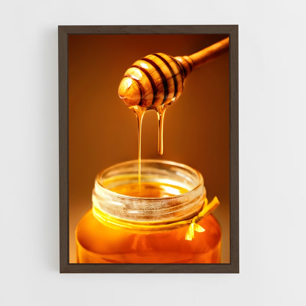 ap-honey-8 cadre Bois foncé