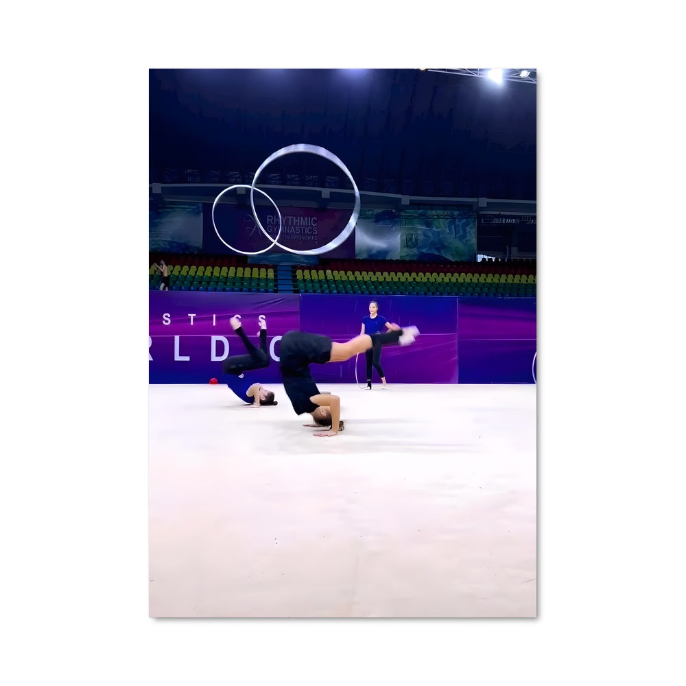 Poster Hoop rhythmic gymnastics 66531