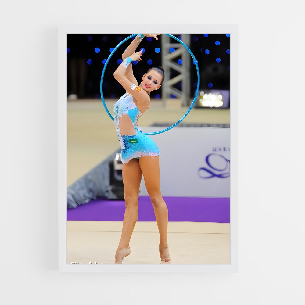 ap-hoop rhythmic gymnastics-1 cadre Blanc