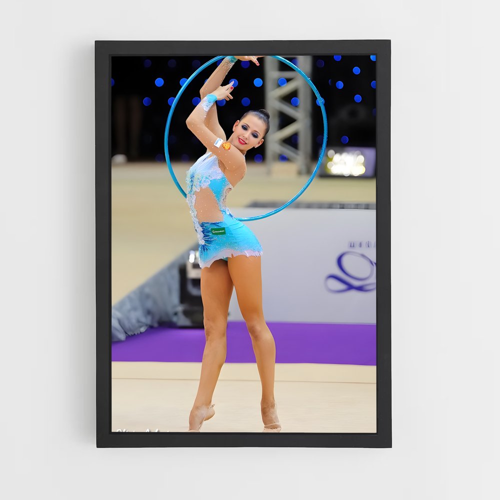 ap-hoop rhythmic gymnastics-1 cadre Noir