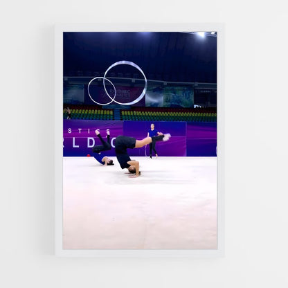 ap-hoop rhythmic gymnastics-2 cadre Blanc