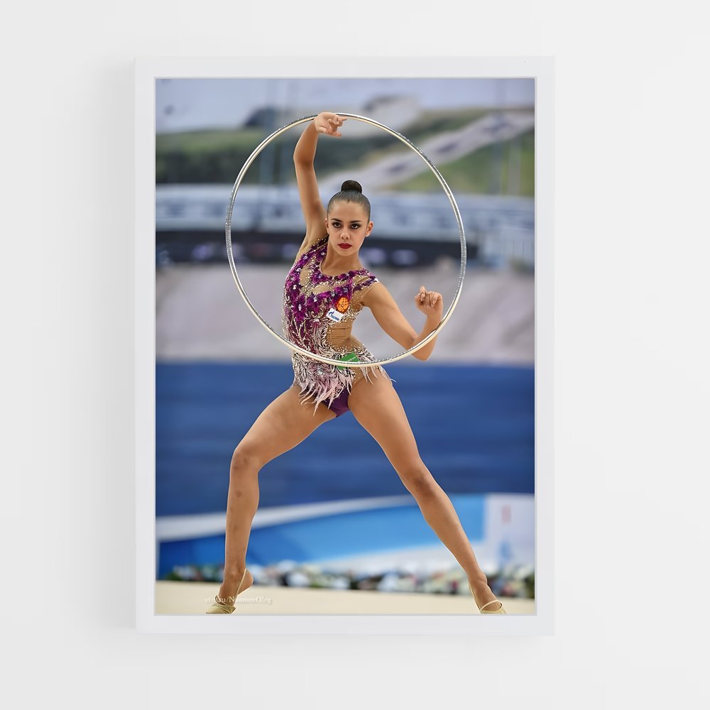 ap-hoop rhythmic gymnastics-4 cadre Blanc