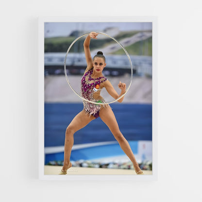 ap-hoop rhythmic gymnastics-4 cadre Blanc