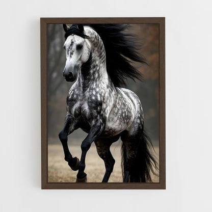 ap-horse-10 cadre Bois foncé