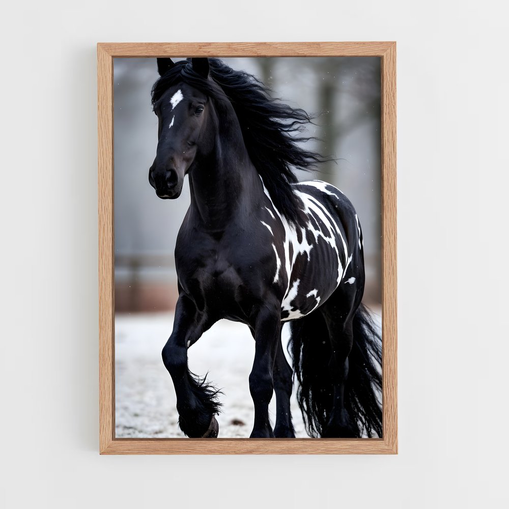 ap-horse-16 cadre Bois clair