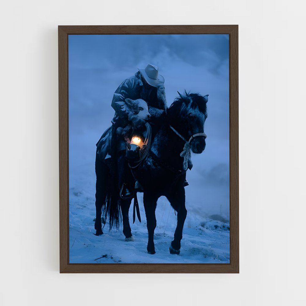ap-horse-2 cadre Bois foncé