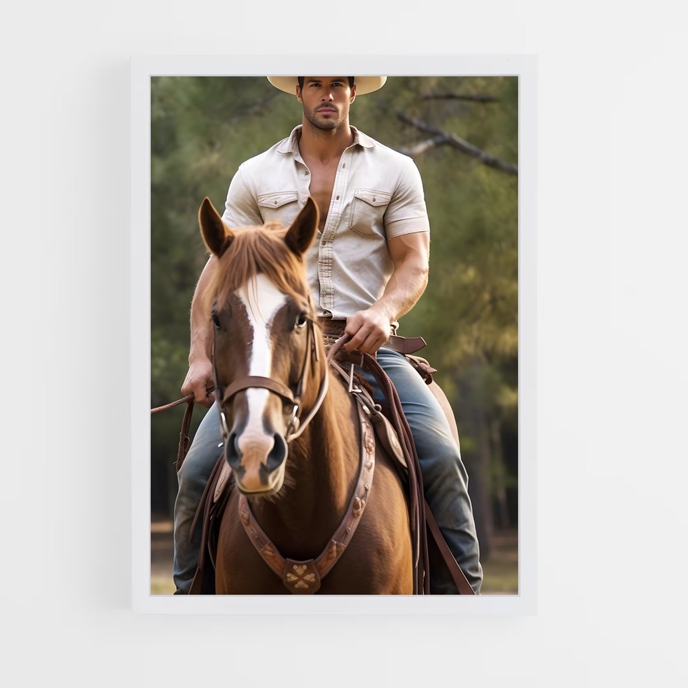 ap-horse-8 cadre Blanc