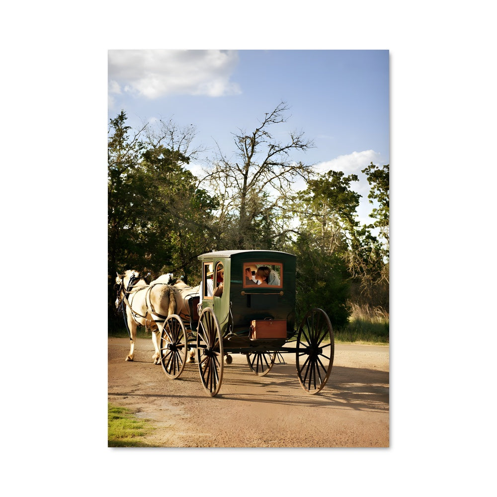 Poster Calèche en Voyage