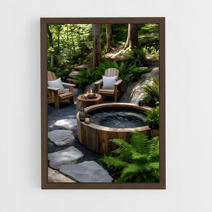 ap-hot tub-7 cadre Bois foncé