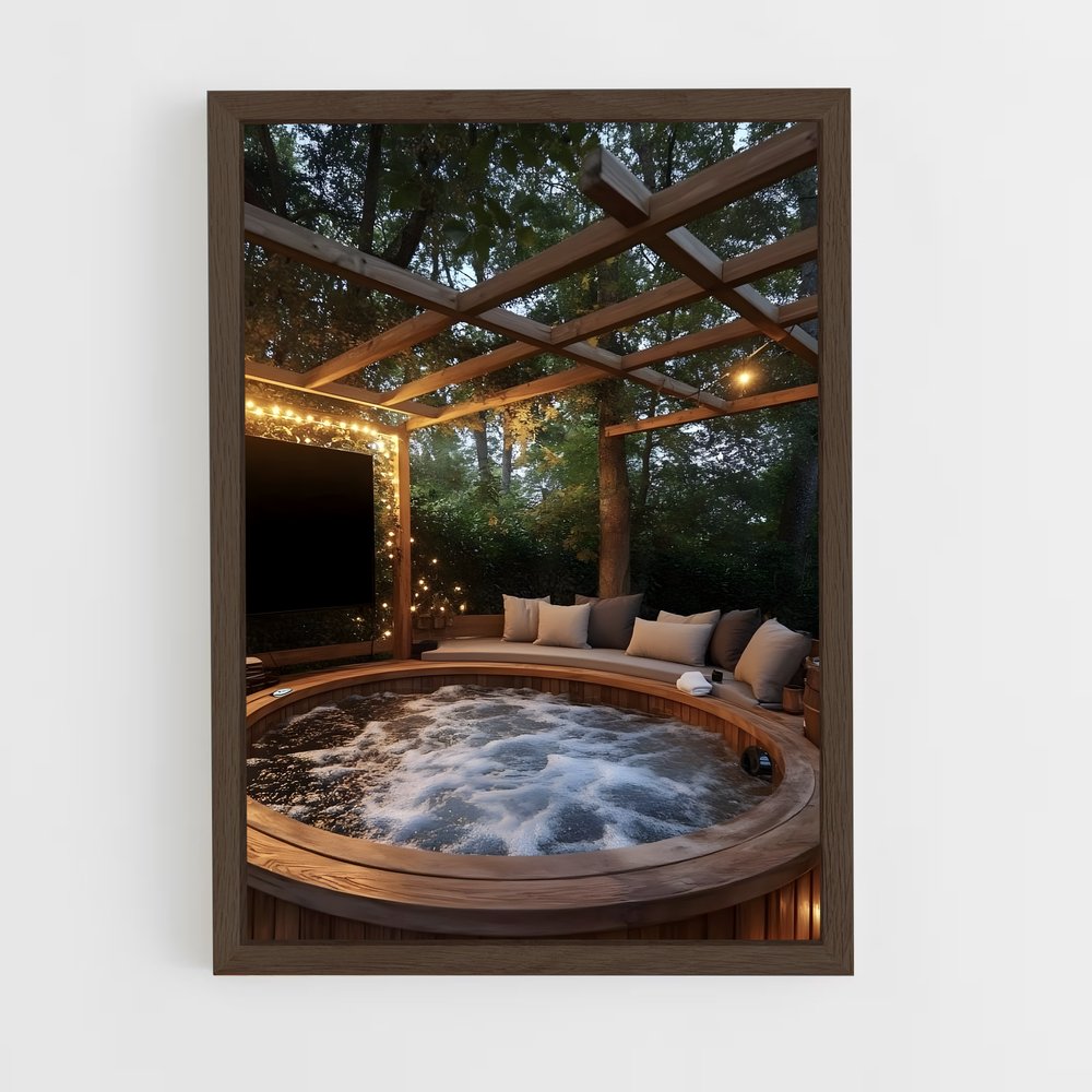 ap-hot tub-8 cadre Bois foncé