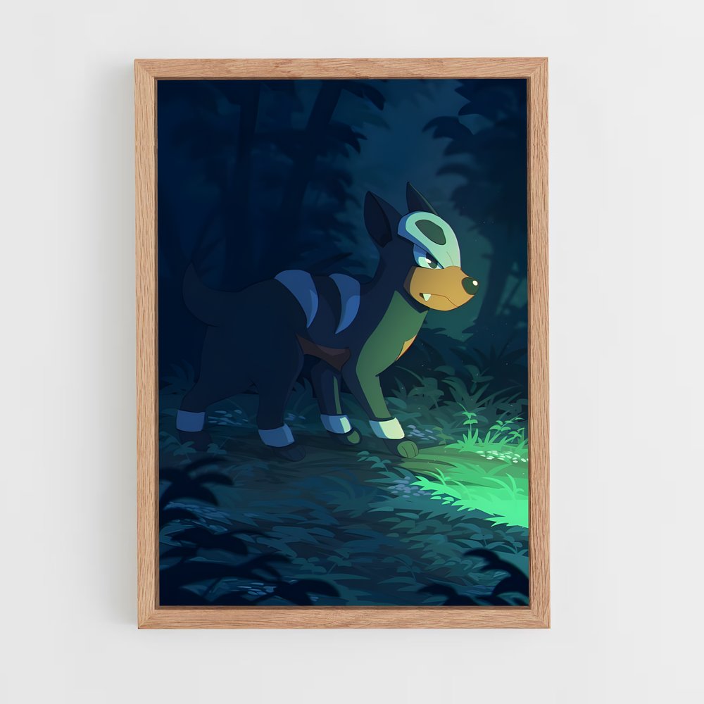 ap-houndour-2 cadre Bois clair