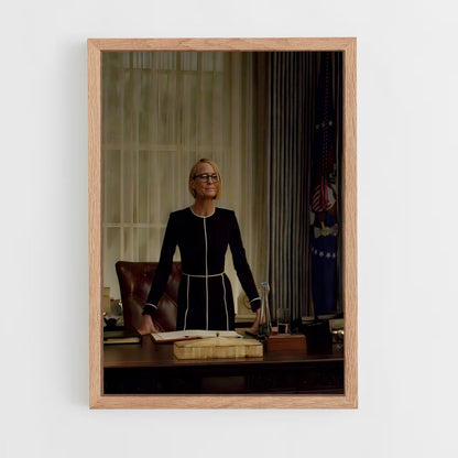 ap-house of cards-3 cadre Bois clair