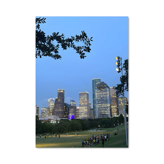 Poster Houston au Crépuscule