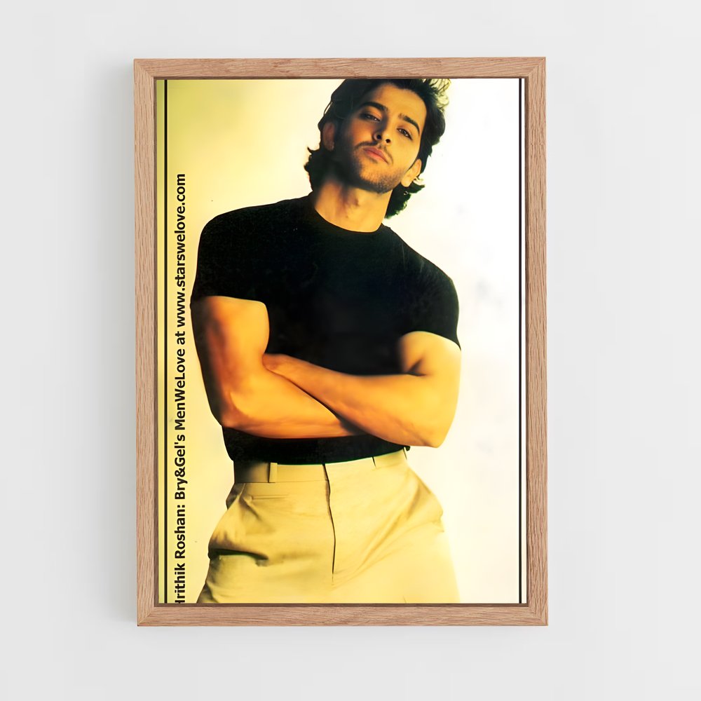 ap-hrithik roshan-2 cadre Bois clair