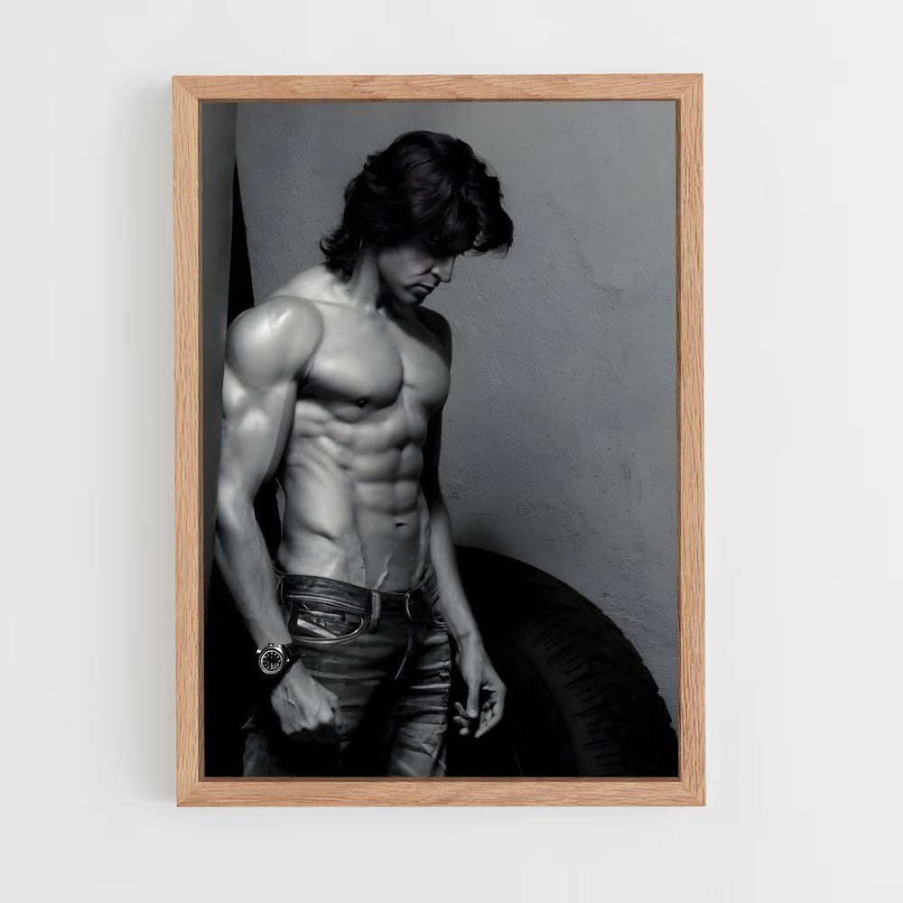 ap-hrithik roshan-4 cadre Bois clair