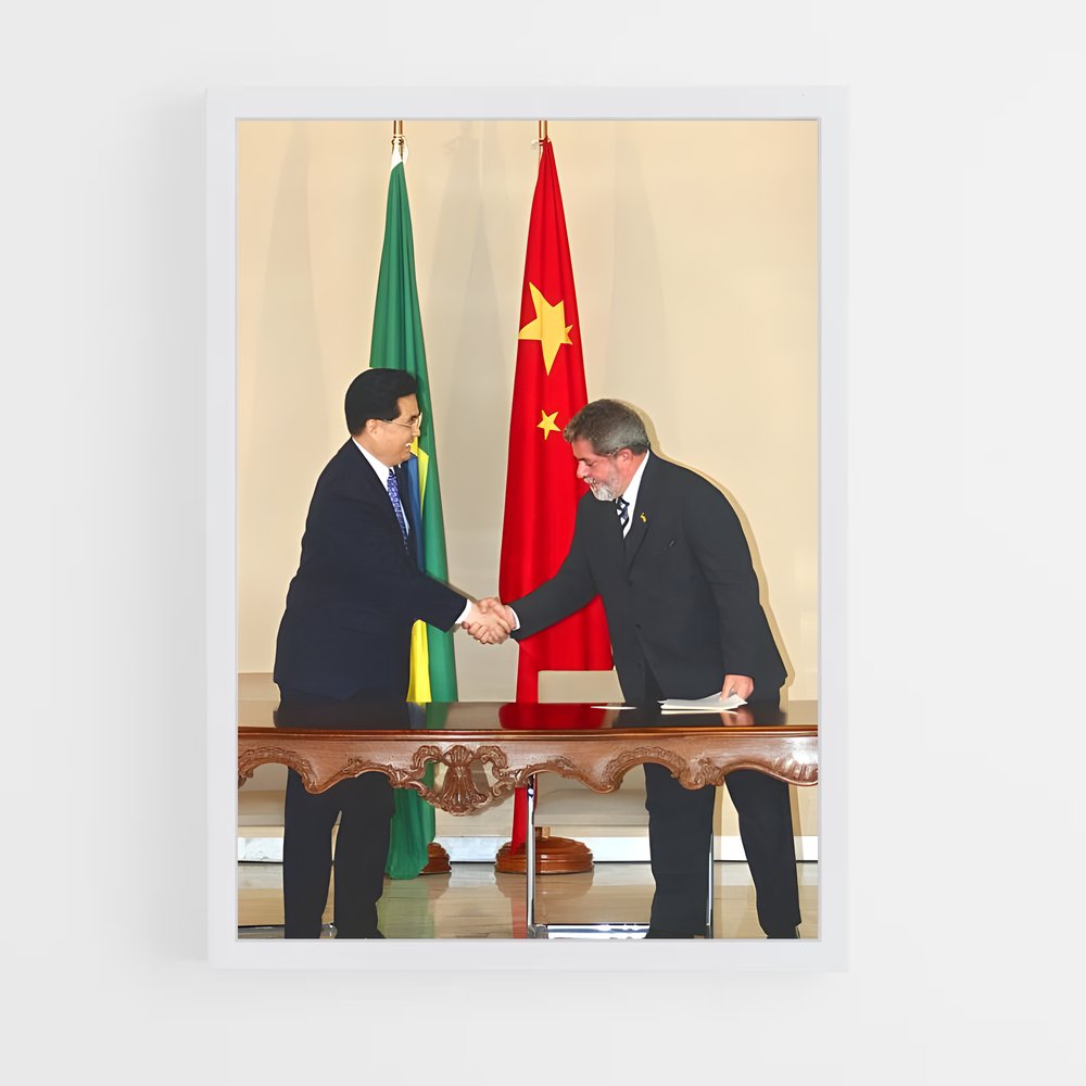 ap-hu jintao-4 cadre Blanc