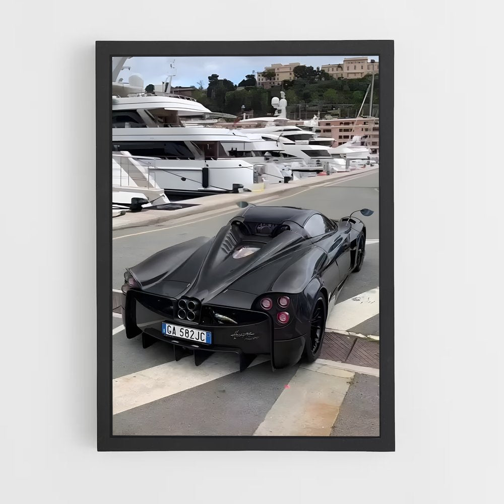 ap-huayra roadster-5 cadre Noir