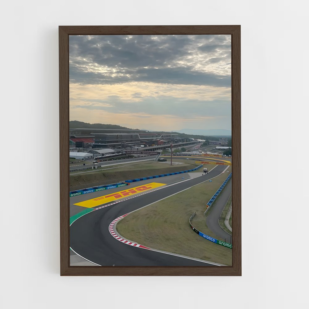 ap-hungaroring hungary-1 cadre Bois foncé