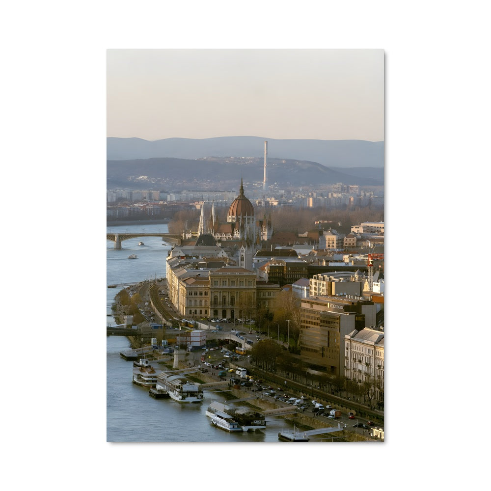 Poster Budapest by the Danube