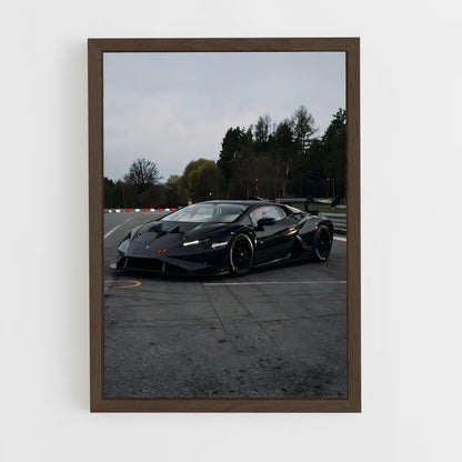 ap-huracan evo-1 cadre Bois foncé