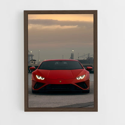 ap-huracan evo rwd-2 cadre Bois foncé