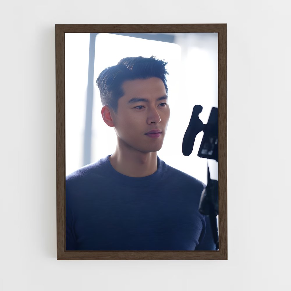ap-hyun bin-10 cadre Bois foncé
