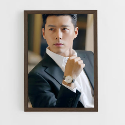 ap-hyun bin-12 cadre Bois foncé