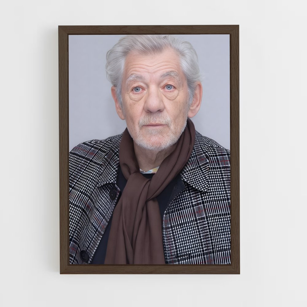 ap-ian mckellen-2 cadre Bois foncé