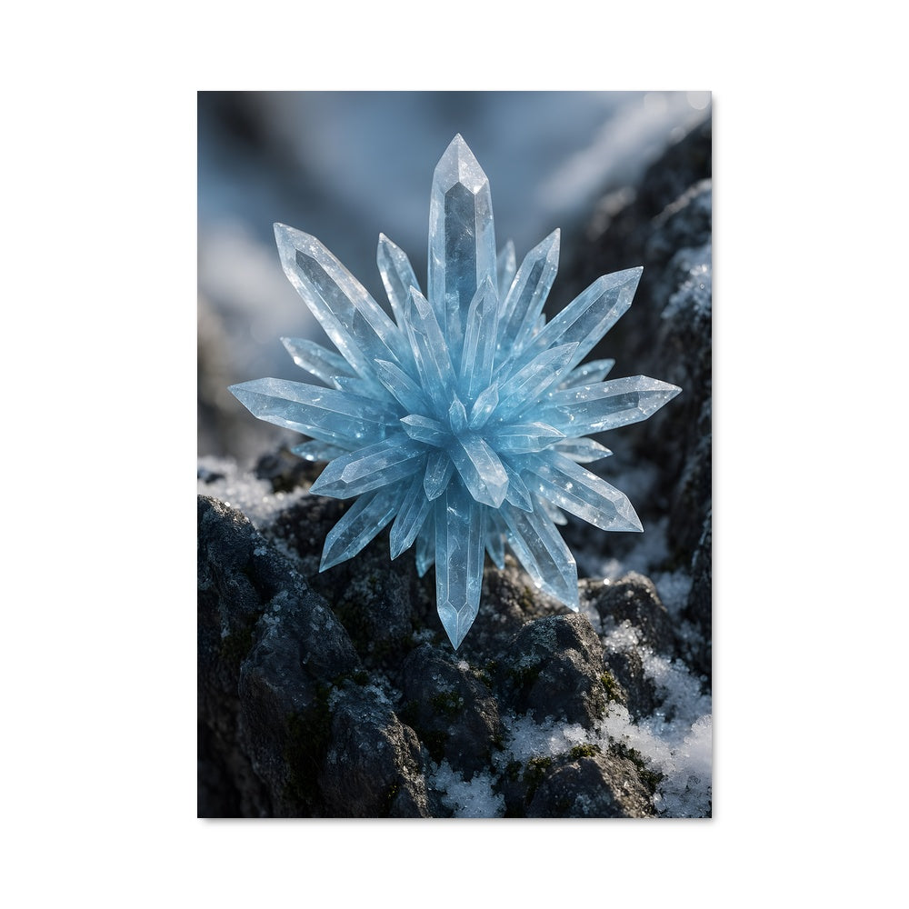 Poster Fleur de Glace
