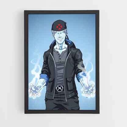 ap-iceman x-men-3 cadre Noir