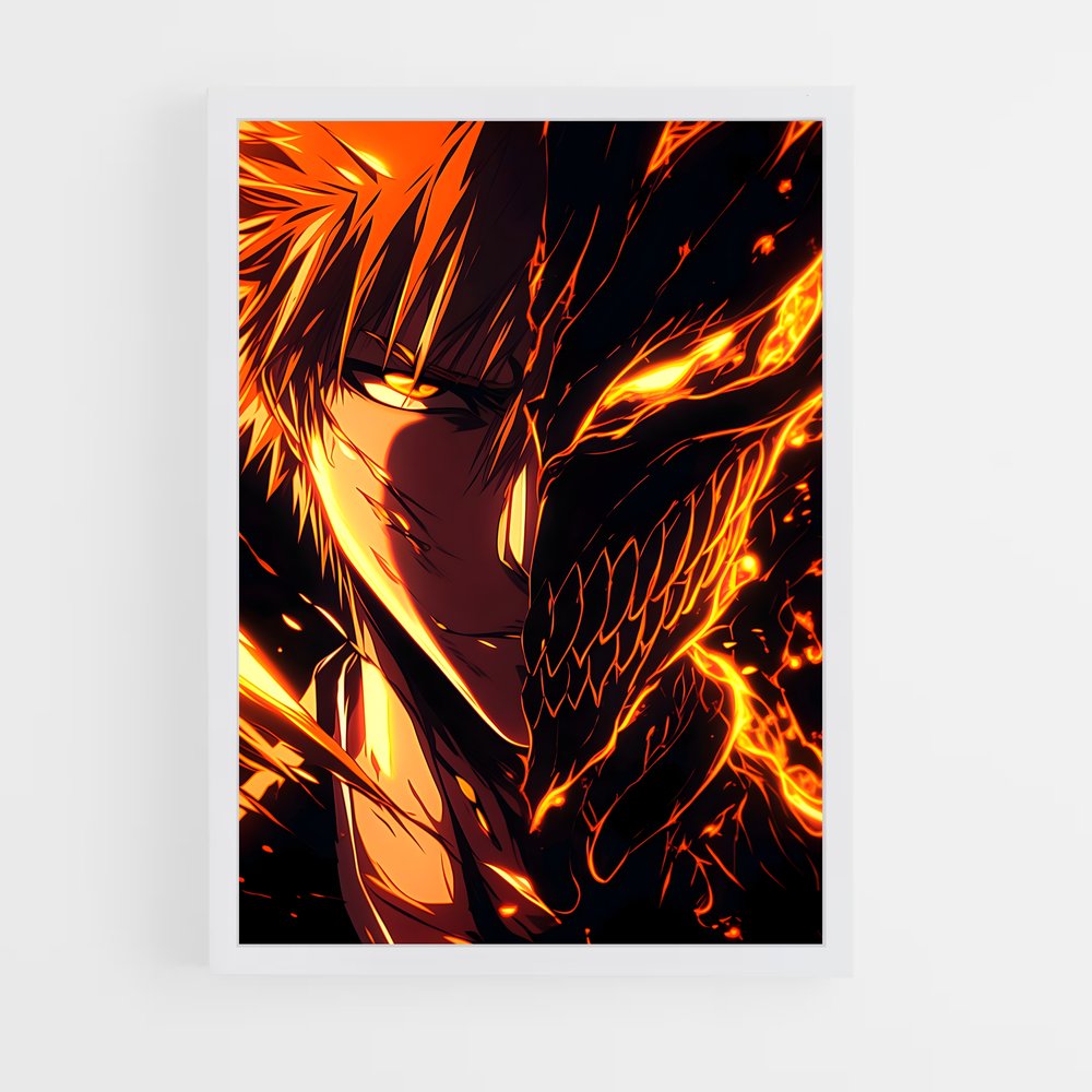 ap-ichigo kurosaki-3 cadre Blanc