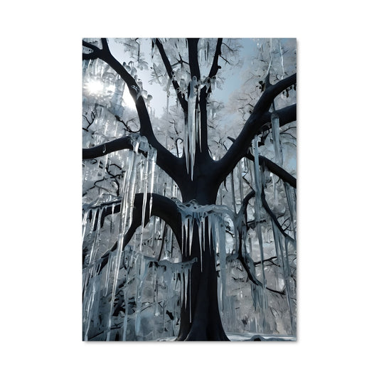 Poster Arbre de Glace