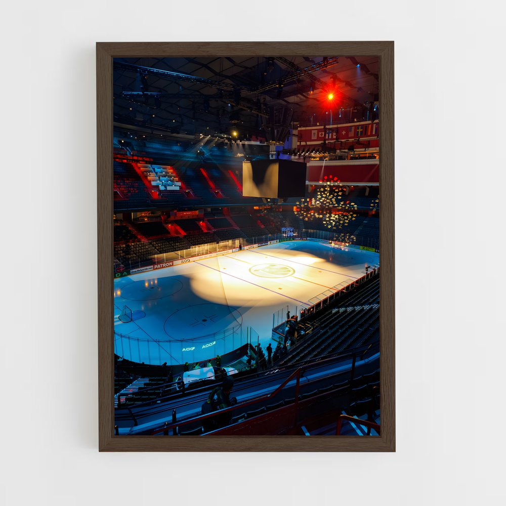 ap-iihf world championship-3 cadre Bois foncé