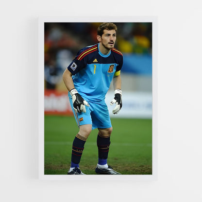 ap-iker casillas-7 cadre Blanc
