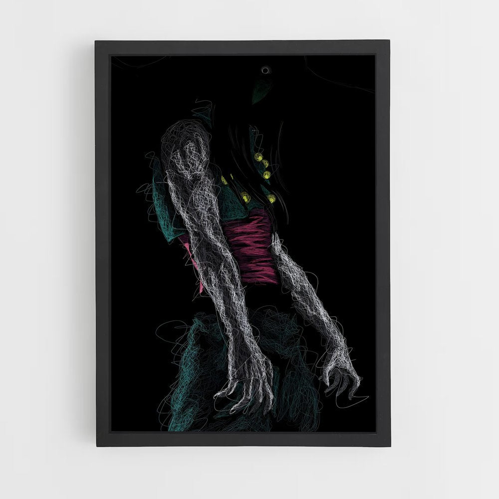 ap-illumi zoldyck-6 cadre Noir